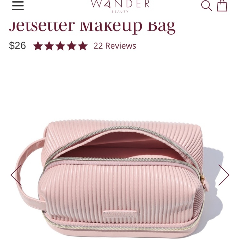Wander Beauty Jet setter makeup bag